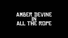 Amber Devine Hogtied on Sofa