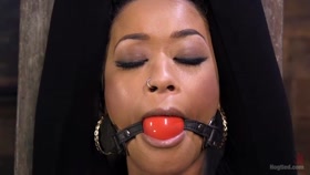 Skin Diamond is Tormented in Brutal Bondage and Made to Cum