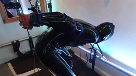 Bound Rubber Gimp Cum From Electro