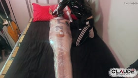 Breath Play Mummification, Electro CBT & Throatfuck